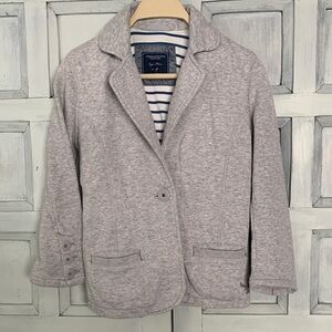 American Eagle Outfitters Heather Gray Jersey Women's Blazer, Size XS